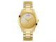 Guess Analog Stainless Steel watch with Stainless Steel band in Ladies Gold For Her with a 42MM case diameter and model number GW0020L2
