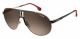 Carrera  UNISEX sunglasses with a BLACK GOLD frame and BROWN SHADED lens with a lens width of 66mm and model number Carrera 1005/S